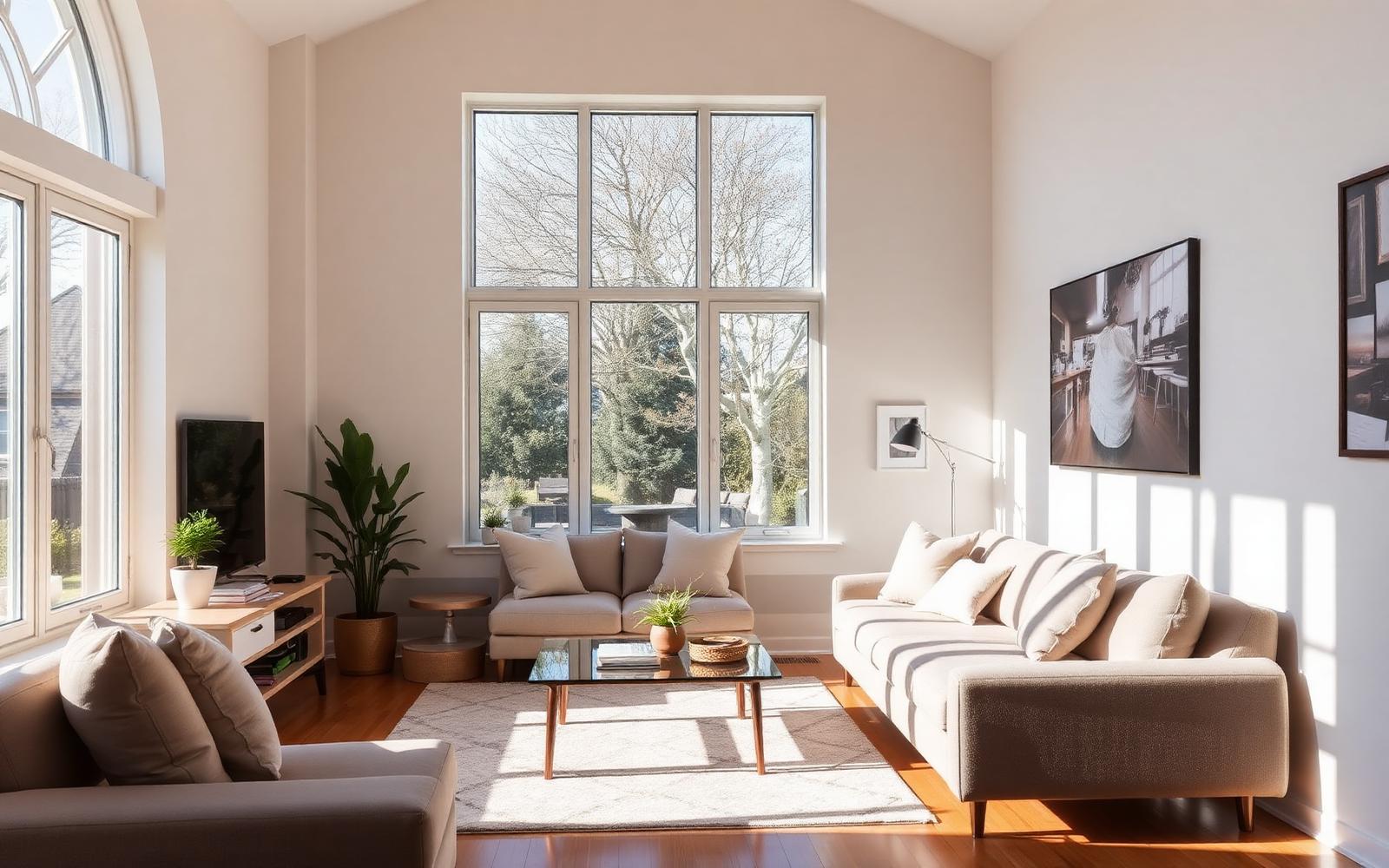Bright, spotless Nairobi home interior